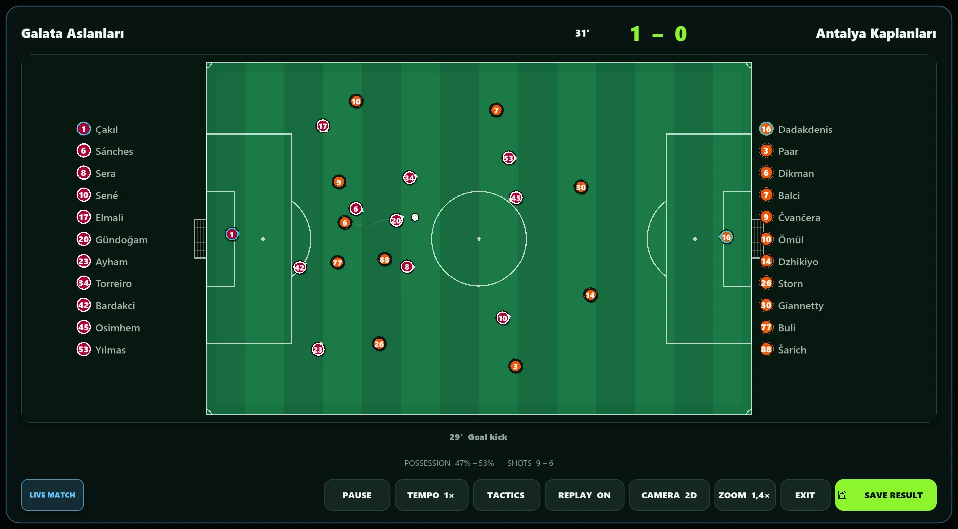 Pocket Football Manager screenshot