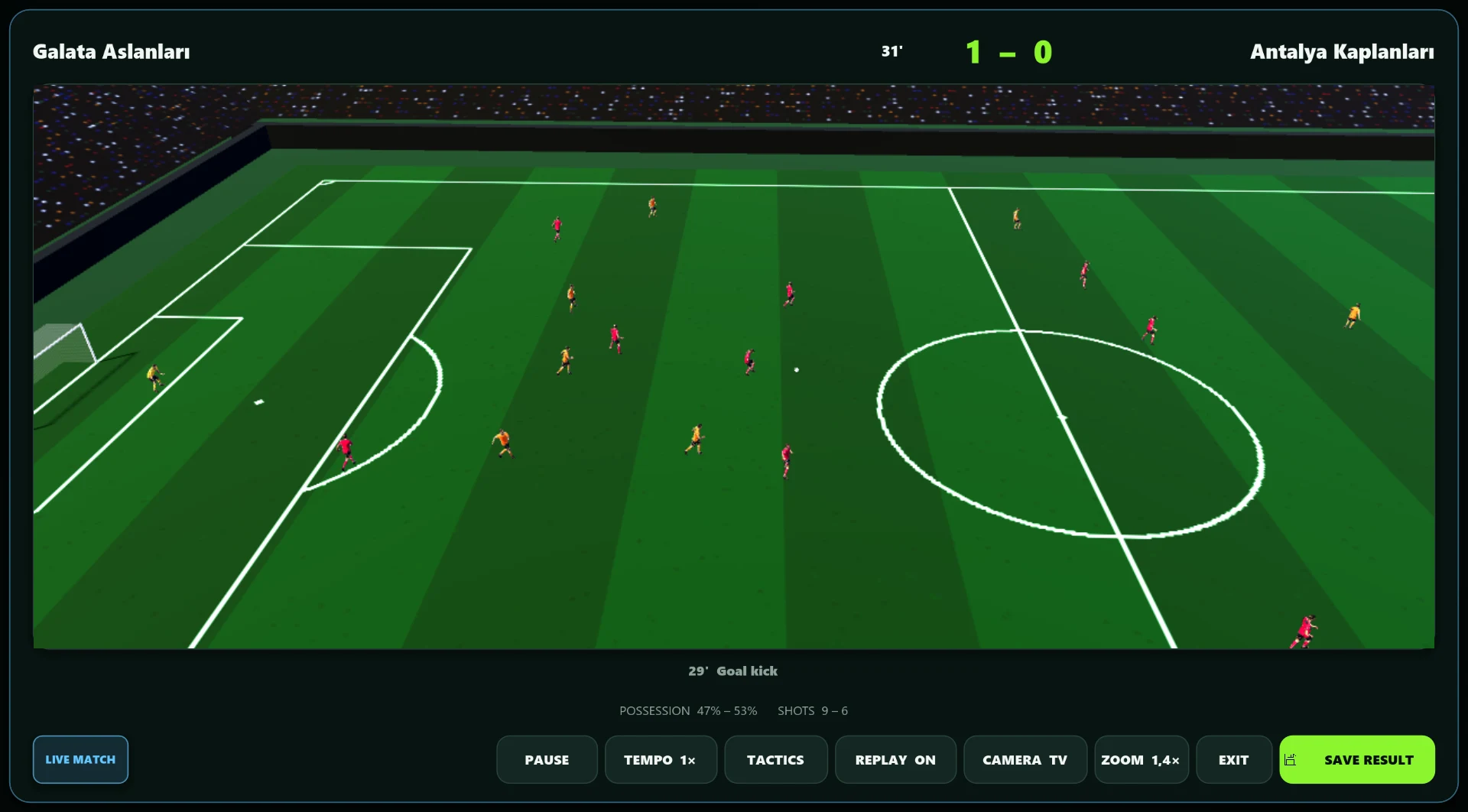 Pocket Football Manager screenshot